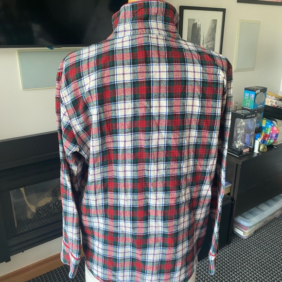 Ralph Lauren Flannel Plaid Pajama - top only - Picture 4 of 5